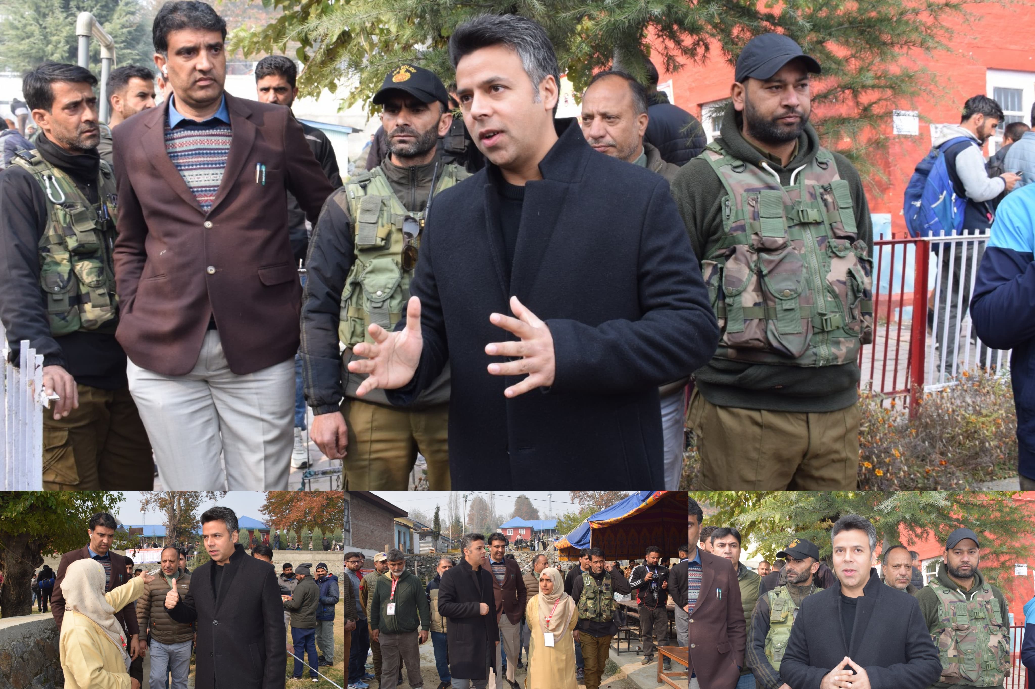 'DEO Budgam inspects Counting Centre for 27-AC Budgam'